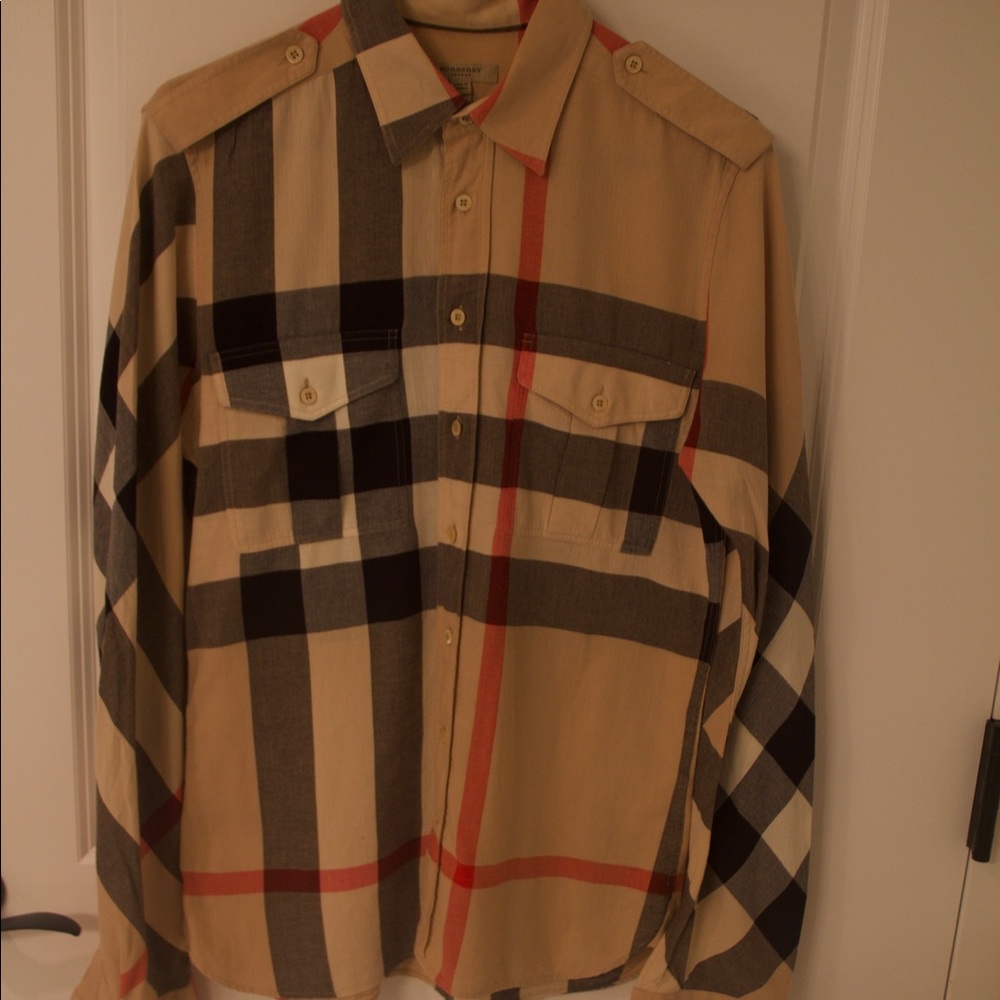 Men’s Burberry Somerton check shirt
